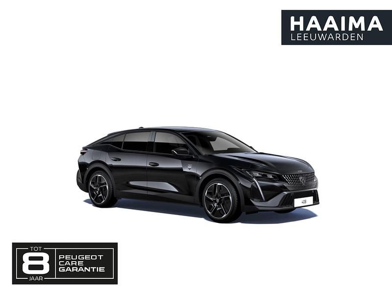 Zwart Nieuw 2025 Peugeot 408 GT GTi Stationwagen | € 46.775 - Afbeelding 1/4