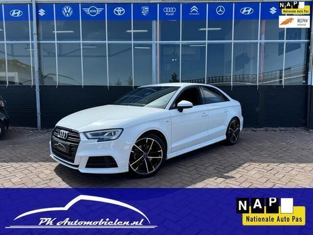 Wit Gebruikt 2017 Audi A3 S-Line Sedan | € 23.950 (Duur) - Afbeelding 1/4