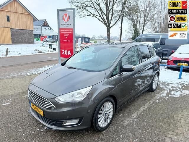 Grijs (metallic) Gebruikt 2016 Ford C-MAX Titanium MPV | € 11.950 (Goede deal) - Afbeelding 1/4
