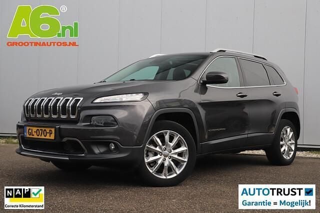 Granite crystal met. clear coat (pau/qaus) (g Gebruikt 2015 Jeep Cherokee Limited SUV | € 22.900 - Afbeelding 1/4