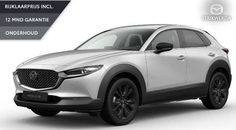 Wit, metallic lak Nieuw 2025 Mazda CX-30 Homura-Line SUV | € 37.495 (Eerlijke prijs) - Afbeelding 1/1