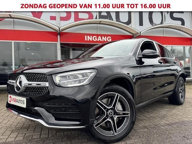 Zwart Gebruikt 2021 Mercedes GLC300 AMG Coupé | € 43.950 (Super prijs) - Afbeelding 1/4