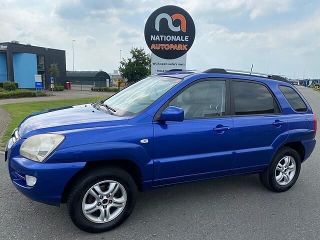 Blauw Gebruikt 2008 Kia Sportage Comfort SUV | € 2.350 (Super prijs) - Afbeelding 1/4