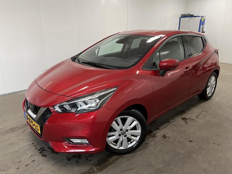 Rood Gebruikt 2020 Nissan Micra N-Connecta Hatchback | € 11.900 (Goede deal) - Afbeelding 1/4