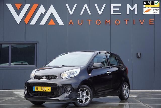Zwart Gebruikt 2015 Kia Picanto Hatchback | € 5.450 (Goede deal) - Afbeelding 1/3