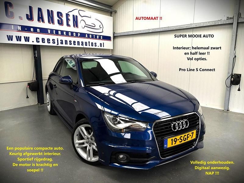 Blauw Gebruikt 2011 Audi A1 Proline Hatchback | € 11.499 (Eerlijke prijs) - Afbeelding 1/4