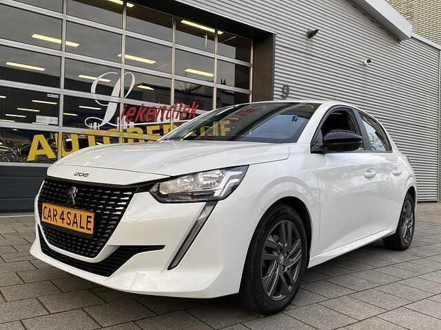 Wit Occasion 2022 Peugeot 208 Active Hatchback | € 13.900 (Super prijs) - Afbeelding 1/4