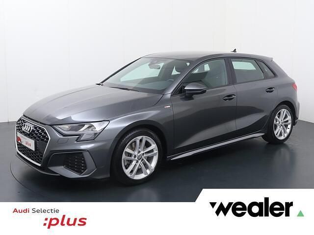 Grijs Gebruikt 2020 Audi A3 Sportback Design Hatchback | € 27.840 (Eerlijke prijs) - Afbeelding 1/4