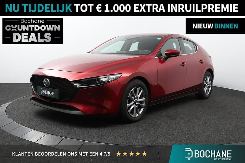 Rood Gebruikt 2020 Mazda 3 Comfort Hatchback | € 22.295 (Eerlijke prijs) - Afbeelding 1/4