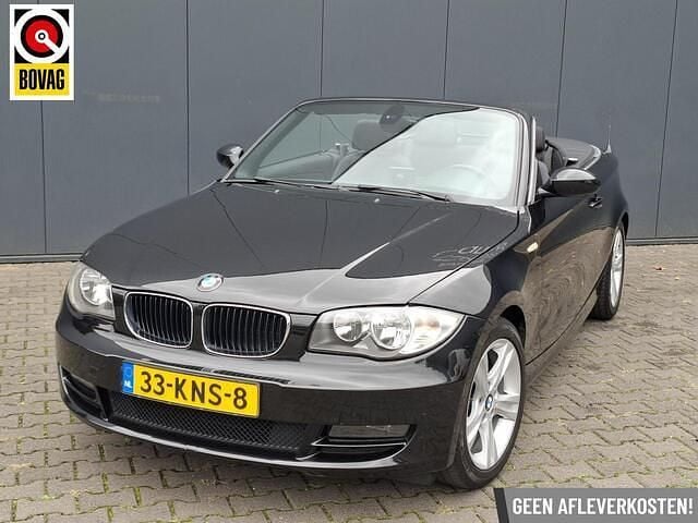 Zwart Gebruikt 2010 BMW 118 Cabriolet Executive Cabriolet | € 5.450 (Super prijs) - Afbeelding 1/4
