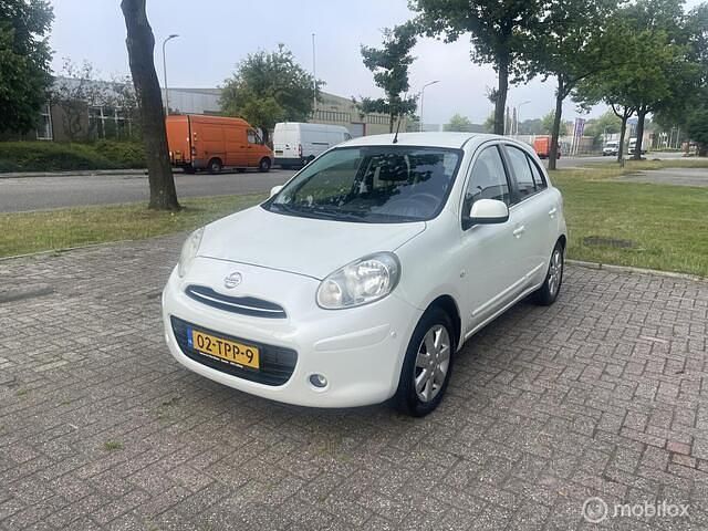 Wit Gebruikt 2012 Nissan Micra S Hatchback | € 2.950 (Goede deal) - Afbeelding 1/4