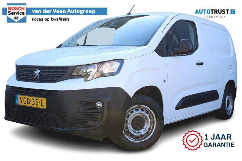 Wit Gebruikt 2020 Peugeot Partner Premium MPV | € 8.250 (Goede deal) - Afbeelding 1/4