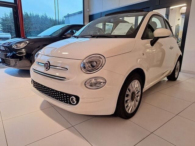 Wit Occasion 2021 Fiat 500C Cabriolet | € 12.900 (Goede deal) - Afbeelding 1/4