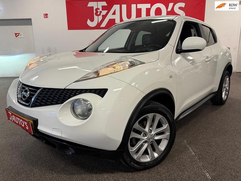 Wit Occasion 2011 Nissan Juke Tekna SUV | € 5.950 (Goede deal) - Afbeelding 1/4