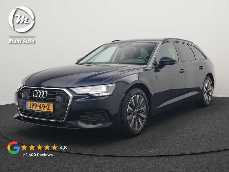Blauw Occasion 2022 Audi A6 Advanced Stationwagen | € 37.940 (Super prijs) - Afbeelding 1/3