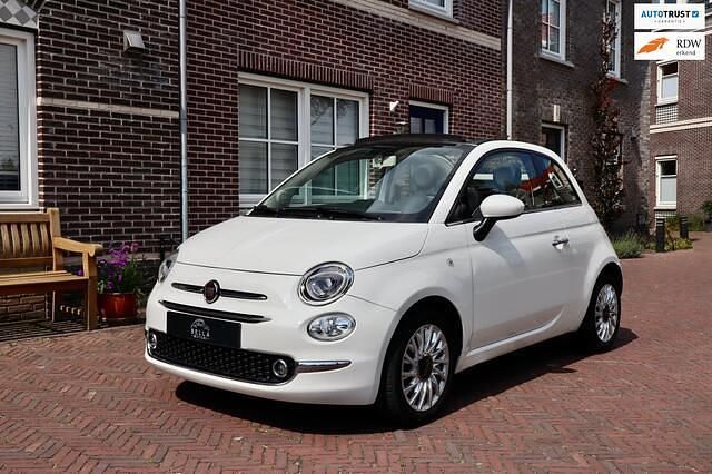 Wit Gebruikt 2016 Fiat 500C Lounge Cabriolet | € 9.950 (Iets duurder) - Afbeelding 1/4