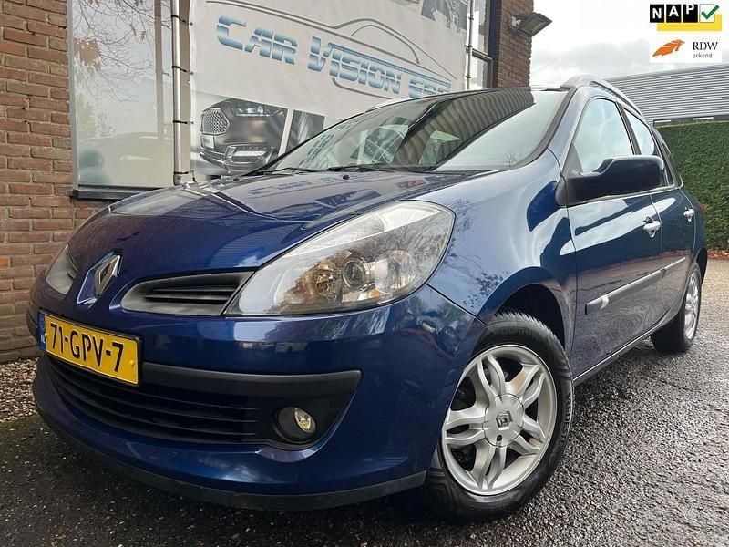 Blauw Gebruikt 2008 Renault Clio GrandTour Stationwagen | € 999 (Super prijs) - Afbeelding 1/4