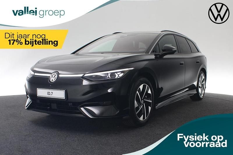 Zwart Nieuw 2025 VW ID.7 Pro Stationwagen | € 52.824 (Goede deal) - Afbeelding 1/4