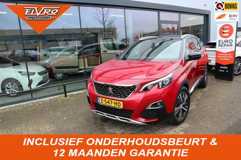 Rood, metallic lak Gebruikt 2019 Peugeot 3008 GT-line SUV | € 22.950 (Eerlijke prijs) - Afbeelding 1/4