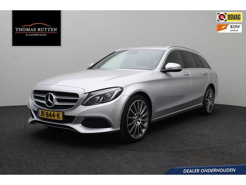 Grijs Gebruikt 2015 Mercedes C350 Edition Stationwagen | € 14.950 (Goede deal) - Afbeelding 1/4