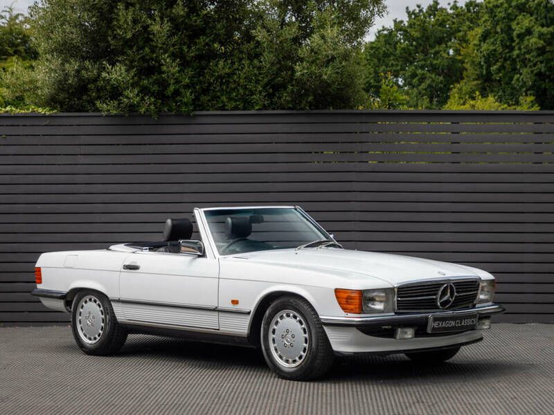 Wit Gebruikt 1989 Mercedes SL300 Cabriolet | € 46.436 - Afbeelding 1/4
