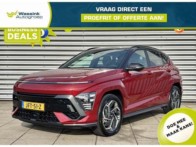 Rood Occasion 2023 Hyundai Kona N Line SUV | € 32.840 (Duur) - Afbeelding 1/4