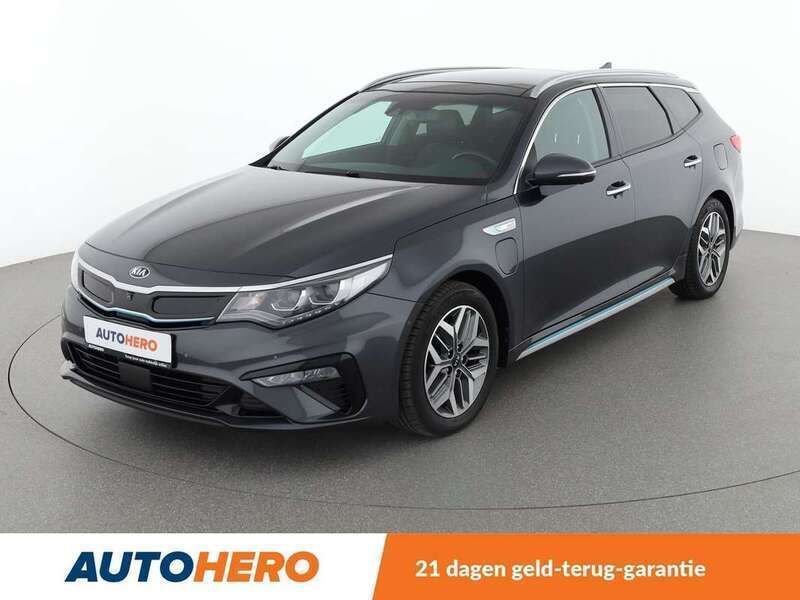 Grijs Gebruikt 2019 Kia Optima Hybrid Spirit Sedan | € 20.149 (Super prijs) - Afbeelding 1/3