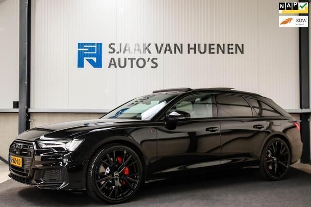 Mythos black Gebruikt 2021 Audi A6 S-Line Stationwagen | € 59.950 - Afbeelding 1/4