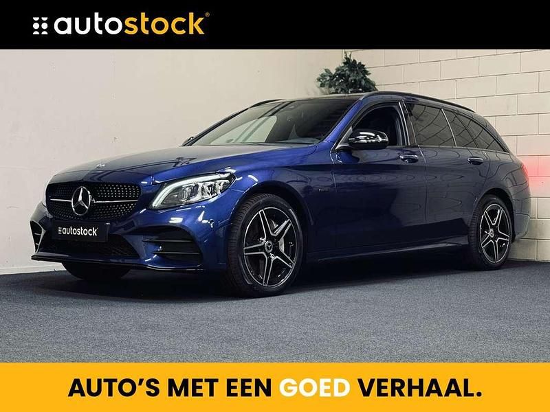 Blauw Gebruikt 2020 Mercedes C300 Business Stationwagen | € 33.949 (Eerlijke prijs) - Afbeelding 1/4