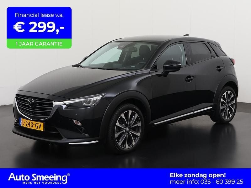 Zwart Gebruikt 2021 Mazda CX-3 Luxury SUV | € 23.740 (Eerlijke prijs) - Afbeelding 1/4