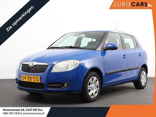 Blauw Occasion 2007 Skoda Fabia Ambiente Hatchback | € 2.140 (Eerlijke prijs) - Afbeelding 1/4