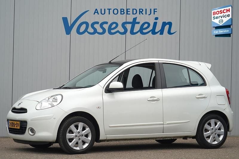 Wit Gebruikt 2011 Nissan Micra S Hatchback | € 3.950 (Goede deal) - Afbeelding 1/4