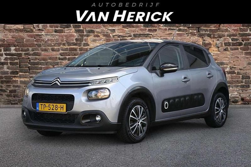 Grijs Gebruikt 2018 Citroën C3 Feel Hatchback | € 8.445 (Goede deal) - Afbeelding 1/4
