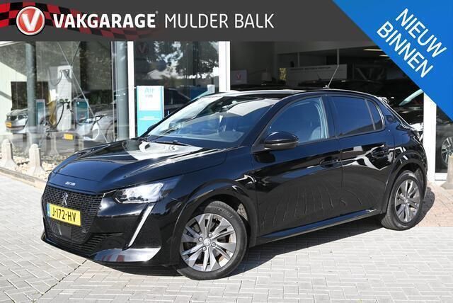 Zwart Gebruikt 2020 Peugeot e-208 Allure Hatchback | € 16.900 (Eerlijke prijs) - Afbeelding 1/4