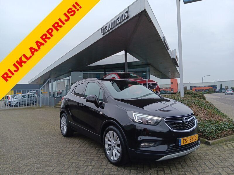 Zwart Gebruikt 2017 Opel Mokka Innovation SUV | € 13.950 (Eerlijke prijs) - Afbeelding 1/4