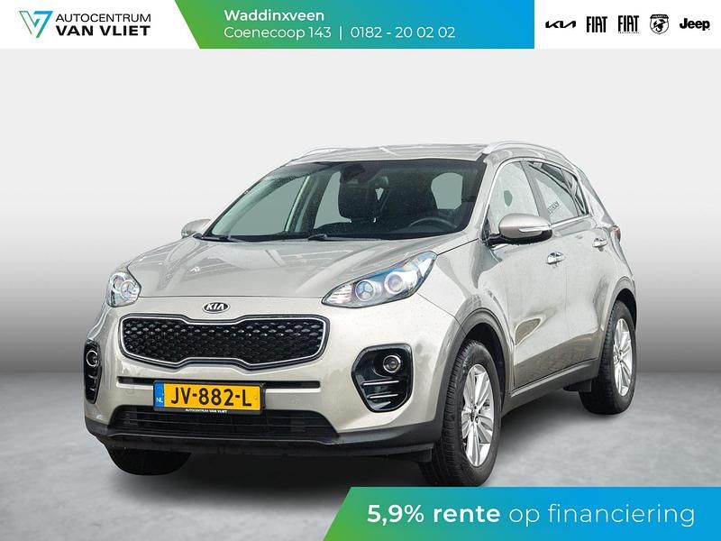 Grijs Gebruikt 2016 Kia Sportage First Edition SUV | € 19.294 (Eerlijke prijs) - Afbeelding 1/4