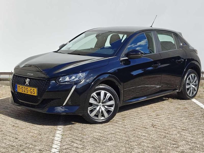 Zwart Gebruikt 2023 Peugeot e-208 Active Hatchback | € 18.200 (Goede deal) - Afbeelding 1/4