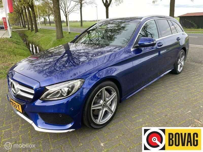 Blauw Gebruikt 2018 Mercedes C180 Business Stationwagen | € 25.995 (Eerlijke prijs) - Afbeelding 1/4