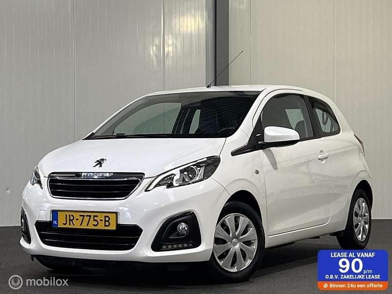 Wit Gebruikt 2016 Peugeot 108 Active Hatchback | € 5.445 (Eerlijke prijs) - Afbeelding 1/3