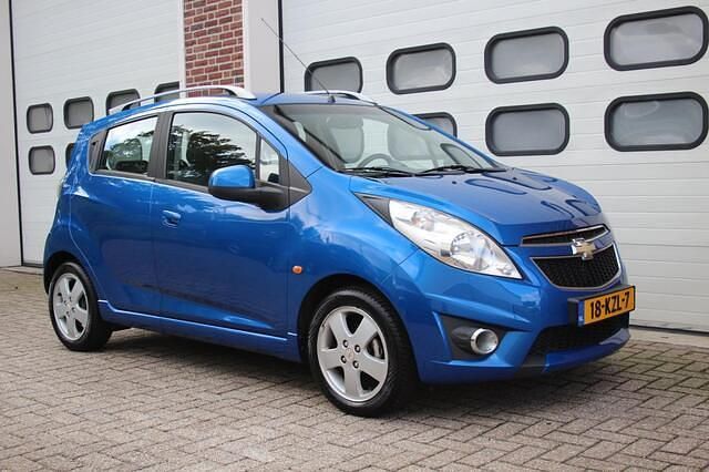 Blauw Gebruikt 2010 Chevrolet Spark LT Hatchback | € 3.995 (Eerlijke prijs) - Afbeelding 1/4