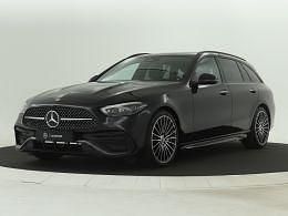 Donker 197 obsidiaanzwart metaalkleur metallic Gebruikt 2024 Mercedes C200 AMG line Stationwagen | € 52.995 (Duur) - Afbeelding 1/4