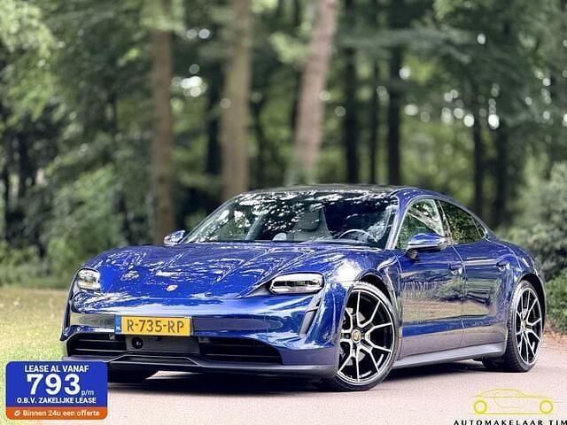 Blauw Gebruikt 2022 Porsche Taycan Performance Package Sedan | € 59.895 (Super prijs) - Afbeelding 1/4