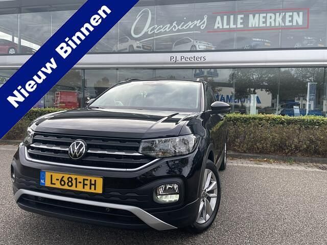 Zwart Gebruikt 2021 VW T-Cross Life SUV | € 18.250 (Eerlijke prijs) - Afbeelding 1/4