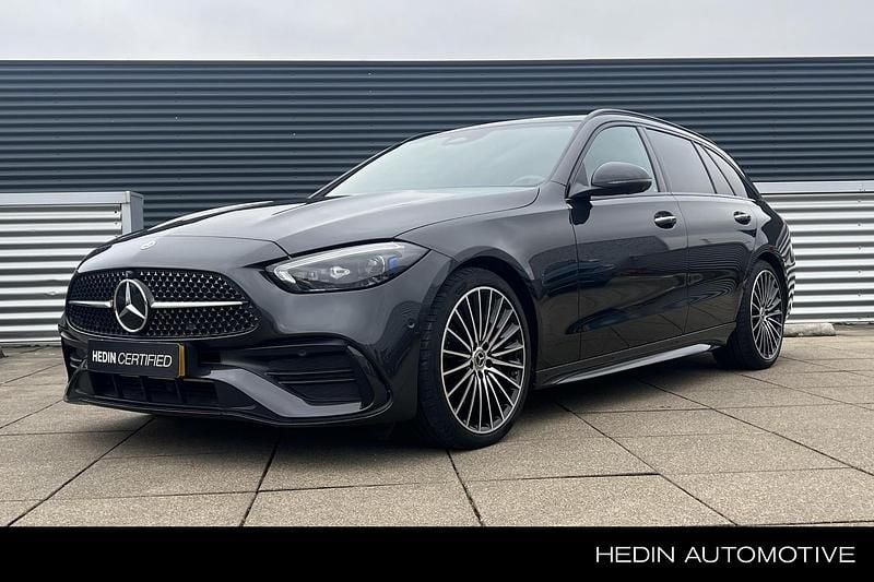 Grijs Occasion 2022 Mercedes C200 AMG line Stationwagen | € 41.950 (Eerlijke prijs) - Afbeelding 1/4