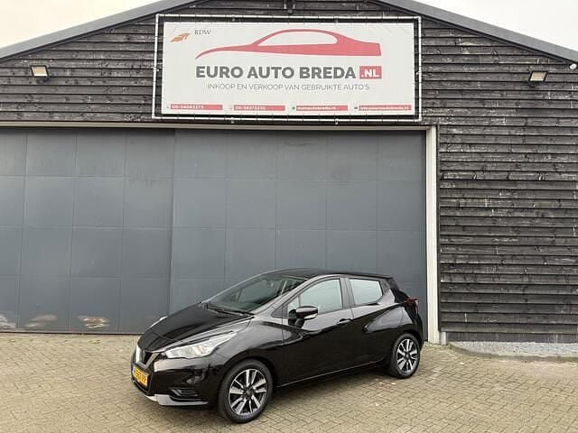 Zwart Occasion 2019 Nissan Micra Acenta Hatchback | € 9.750 (Eerlijke prijs) - Afbeelding 1/4