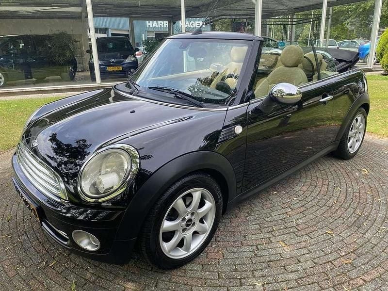 Zwart Gebruikt 2009 Mini Cooper Cabriolet Chili Cabriolet | € 6.400 (Eerlijke prijs) - Afbeelding 1/4