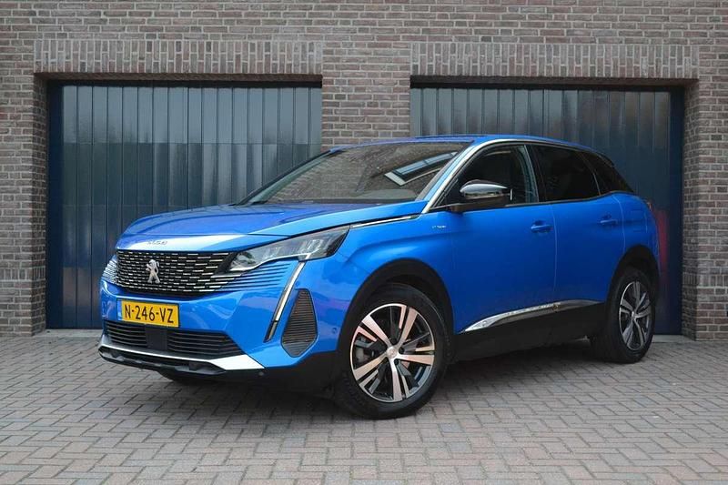 Blauw Gebruikt 2022 Peugeot 3008 Allure SUV | € 19.950 (Super prijs) - Afbeelding 1/4