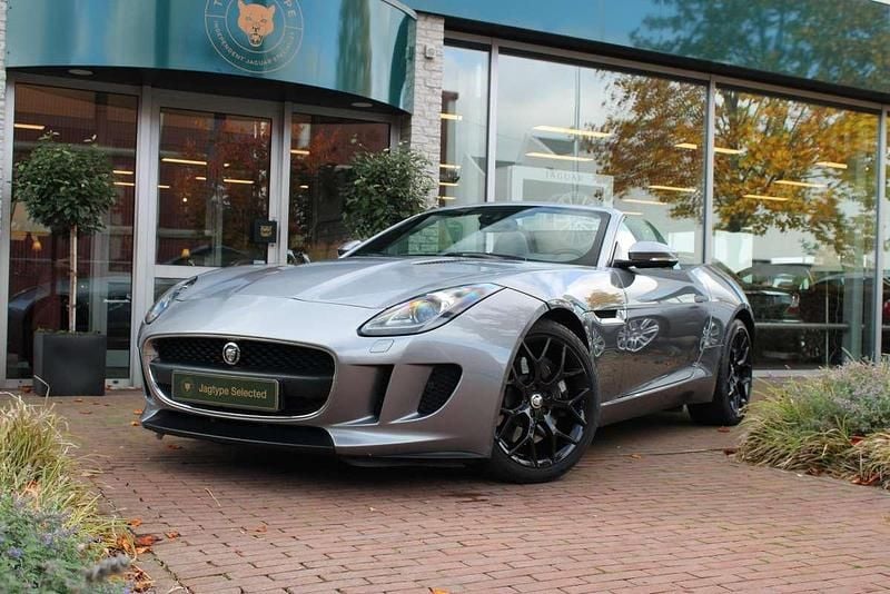 Grijs Gebruikt 2014 Jaguar F-Type Cabriolet | € 36.950 (Super prijs) - Afbeelding 1/4