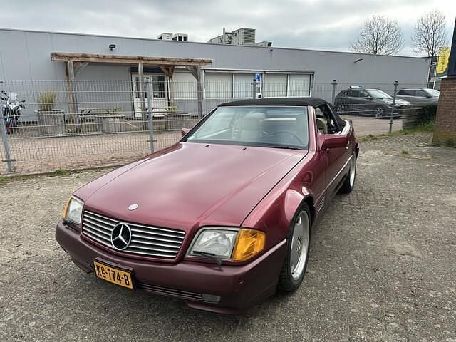 Rood Gebruikt 1991 Mercedes SL300 Cabriolet | € 16.900 - Afbeelding 1/4