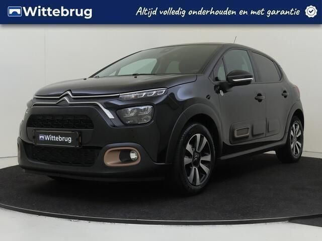 Zwart Gebruikt 2022 Citroën C3 PureTech Hatchback | € 14.925 (Eerlijke prijs) - Afbeelding 1/3